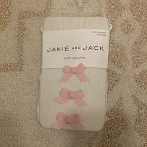 Janie and jack tights, 6-12 months. Brand new